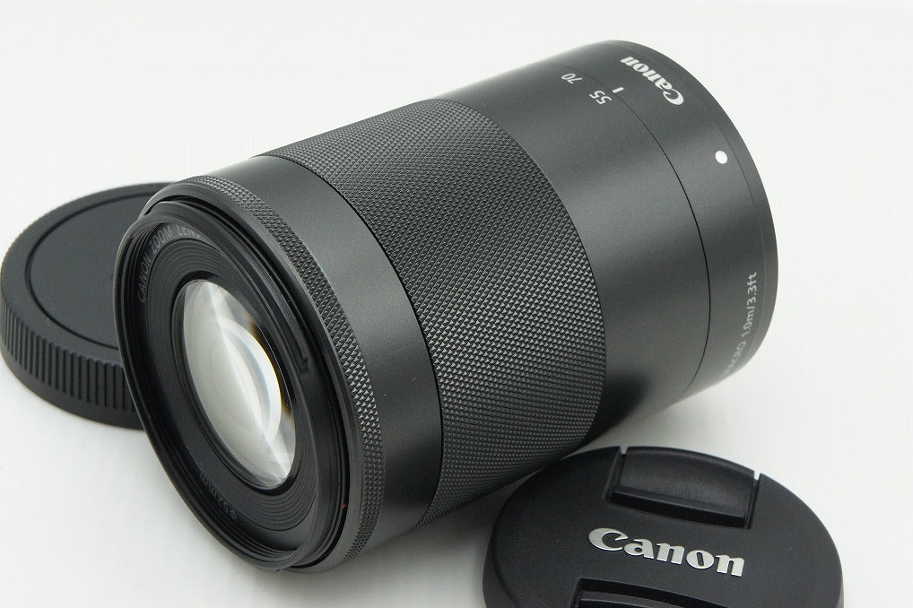 美品 Canon キヤノン EF-M 55-200mm F4.5-6.3 IS STM EF-Mマウント ズームレンズ 260305c