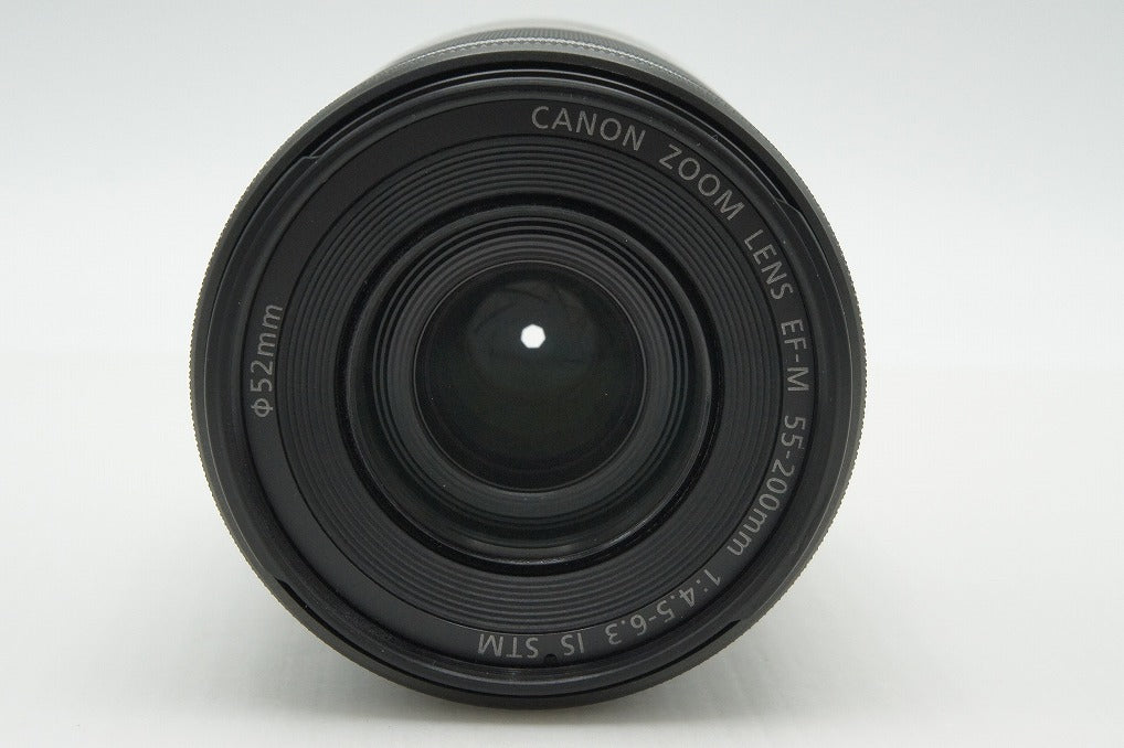 美品 Canon キヤノン EF-M 55-200mm F4.5-6.3 IS STM EF-Mマウント ズームレンズ 260305c