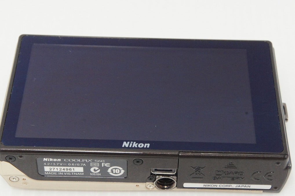 美品 Nikon ニコン COOLPIX S60 コンパクトデジタルカメラ リッチ