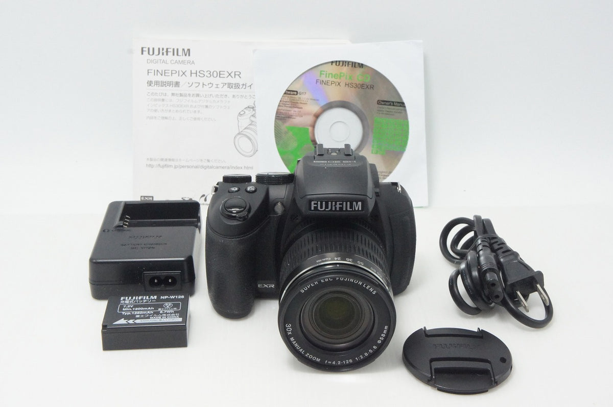 FUJIFILM 富士フイルム FinePix HS30EXR デジタルカメラ ブラック 261001e