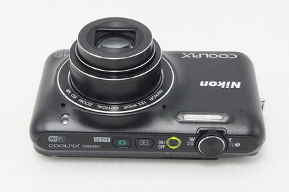 良品 Nikon ニコン COOLPIX S6600 コンパクトデジタルカメラ スマートブラック 260610ad