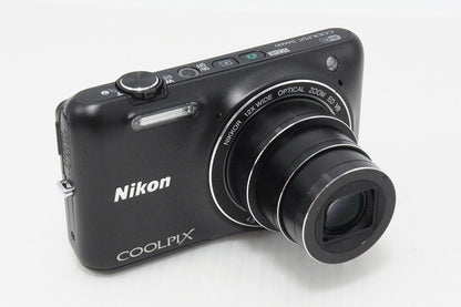 良品 Nikon ニコン COOLPIX S6600 コンパクトデジタルカメラ スマートブラック 260610ad
