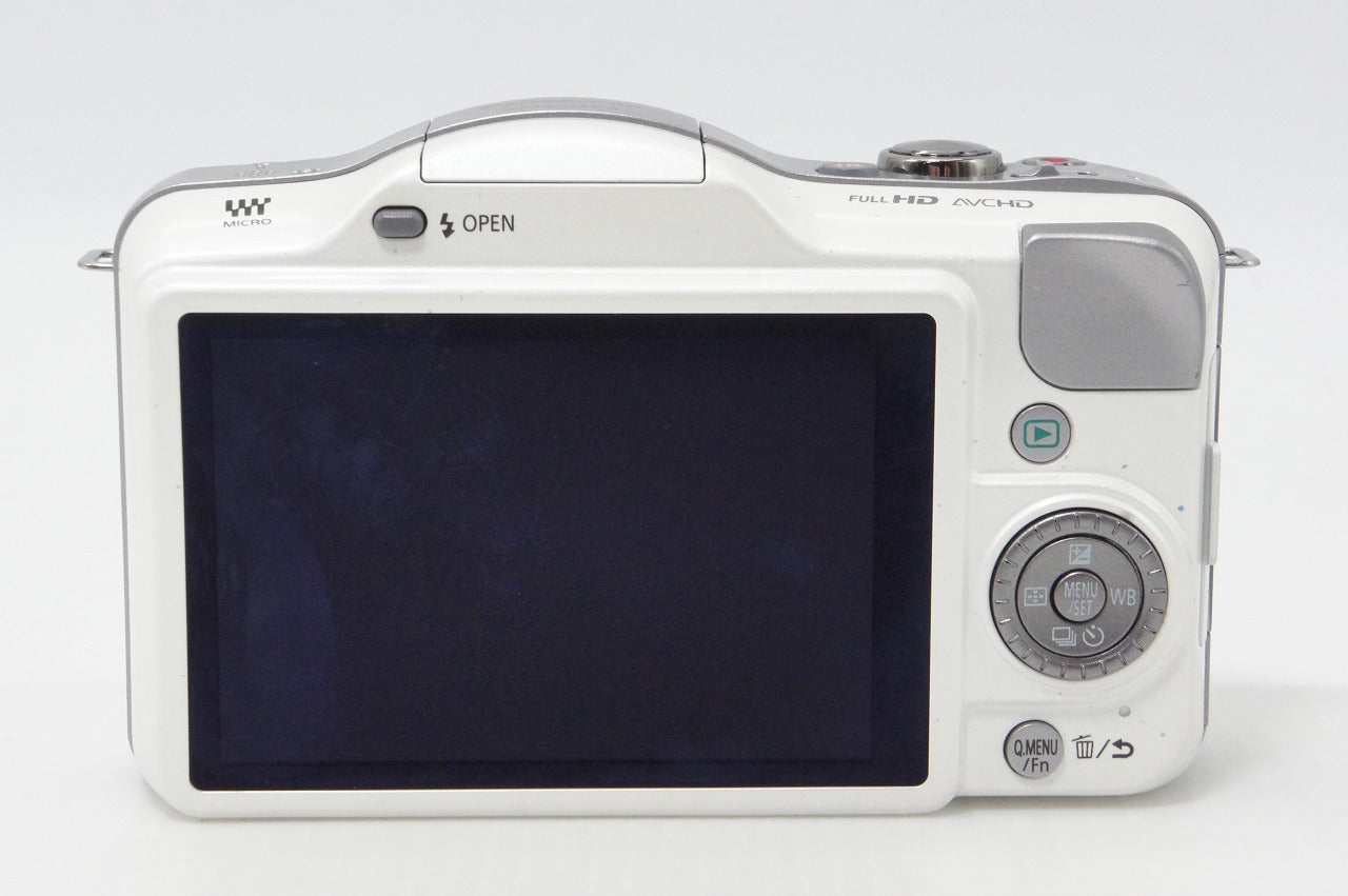 良品 Panasonic パナソニック LUMIX DMC-GF3 ボディ ミラーレス一眼カメラ シェルホワイト 元箱付 260818sm