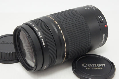 美品 Canon キヤノン EF 75-300mm F4-5.6 II USM フルサイズ ズームレンズ 260610ah