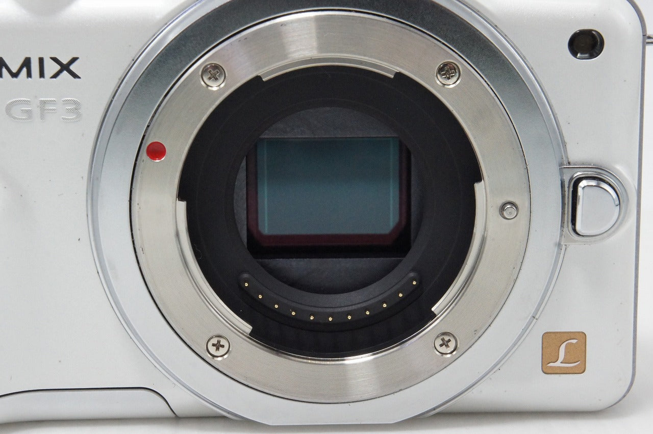 良品 Panasonic パナソニック LUMIX DMC-GF3 ボディ ミラーレス一眼カメラ シェルホワイト 元箱付 260818sm