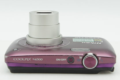 Nikon ニコン COOLPIX S4300 コンパクトデジタルカメラ パープル 260304k