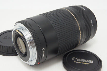 美品 Canon キヤノン EF 75-300mm F4-5.6 II USM フルサイズ ズームレンズ 260610ah