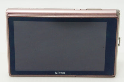 Excellent Condition Nikon COOLPIX S60 Compact Digital Camera Royal Pink With Original Box 260409b