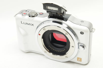 美品 Panasonic パナソニック LUMIX DMC-GF3 ボディ ミラーレス一眼カメラ ホワイト 元箱付 250626i