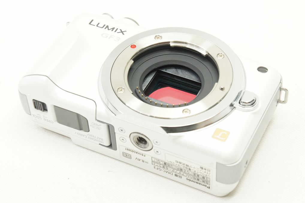 美品 Panasonic パナソニック LUMIX DMC-GF3 ボディ ミラーレス一眼カメラ ホワイト 元箱付 250626i