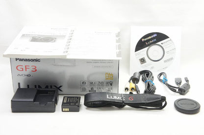 美品 Panasonic パナソニック LUMIX DMC-GF3 ボディ ミラーレス一眼カメラ ホワイト 元箱付 250626i