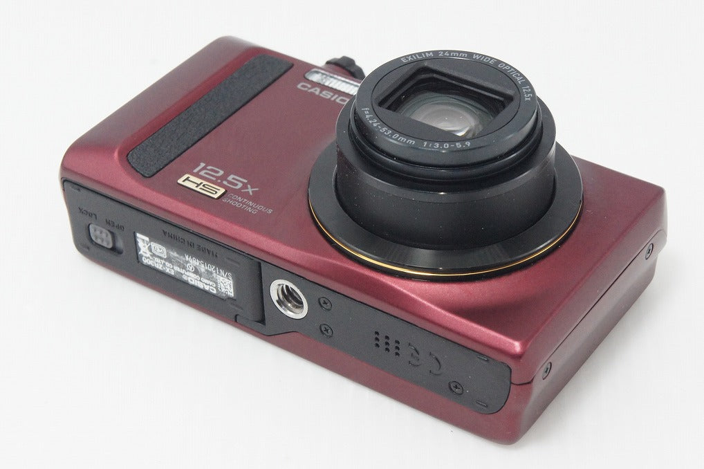 【美品】CASIO EXILIM EX-ZR310 コンデジ レッド 動作確認済 良品 CASIO カシオ HIGH SPEED EXILIM EX-ZR300 コンパクトデジタル