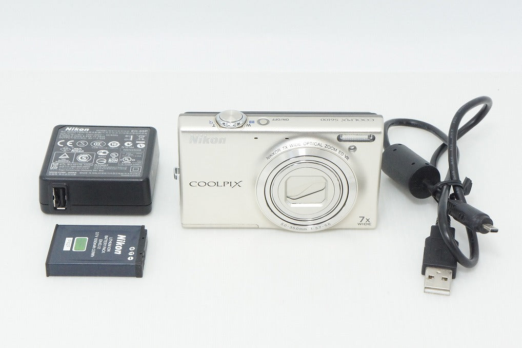 Nikon ニコン COOLPIX S6100 コンパクトデジタルカメラ シャンパンシルバー 260409ad