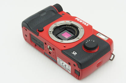 良品 PENTAX Q10 ズームレンズキット [標準ズーム 02 STANDARD ZOOM] ミラーレス一眼カメラ レッド 260305g