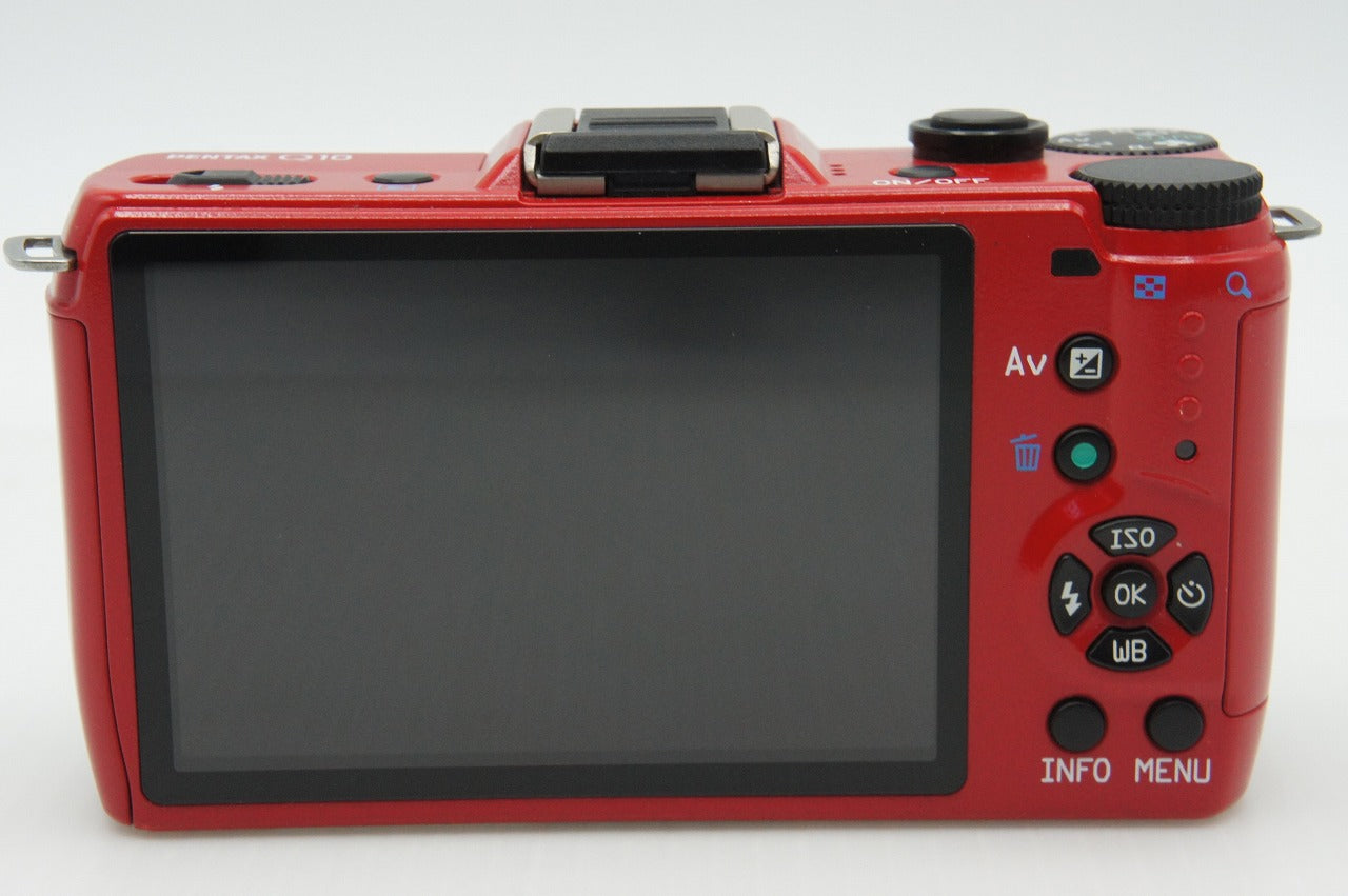 良品 PENTAX Q10 ズームレンズキット [標準ズーム 02 STANDARD ZOOM] ミラーレス一眼カメラ レッド 260305g