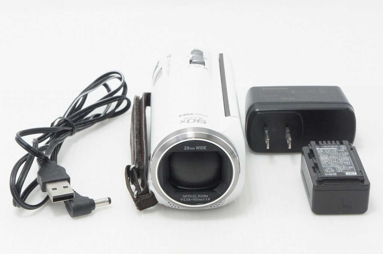 良品 Panasonic パナソニック HC-V360MS デジタルビデオカメラ ホワイト 260610au