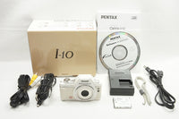 美品 PENTAX ペンタックス Optio I-10 コンパクトデジタルカメラ パールホワイト 元箱付 231202t