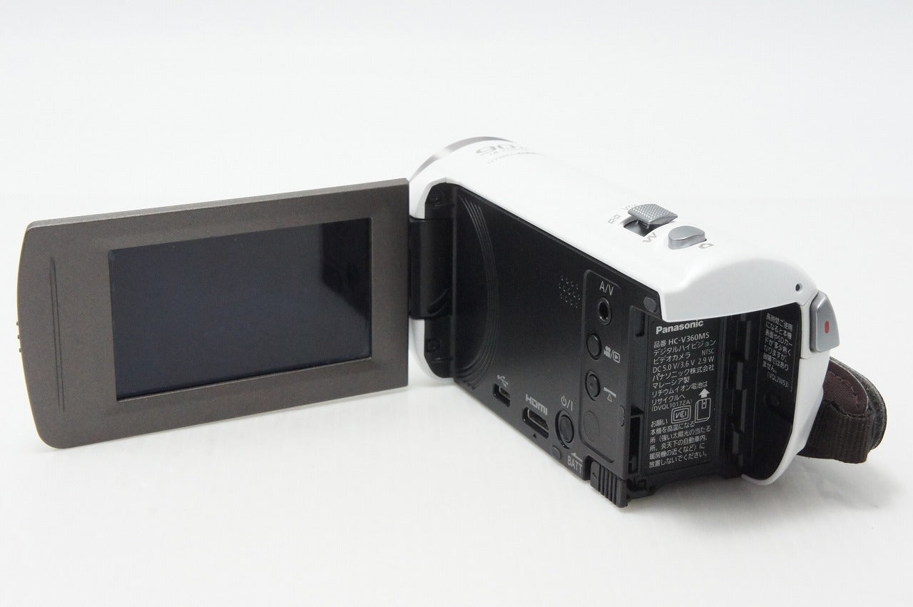 良品 Panasonic パナソニック HC-V360MS デジタルビデオカメラ ホワイト 260610au