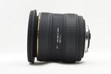 良品 SIGMA AF 10-20mm F4-5.6 EX DC HSM Nikon Fマウント APS-C ズームレンズ フード付 250121k