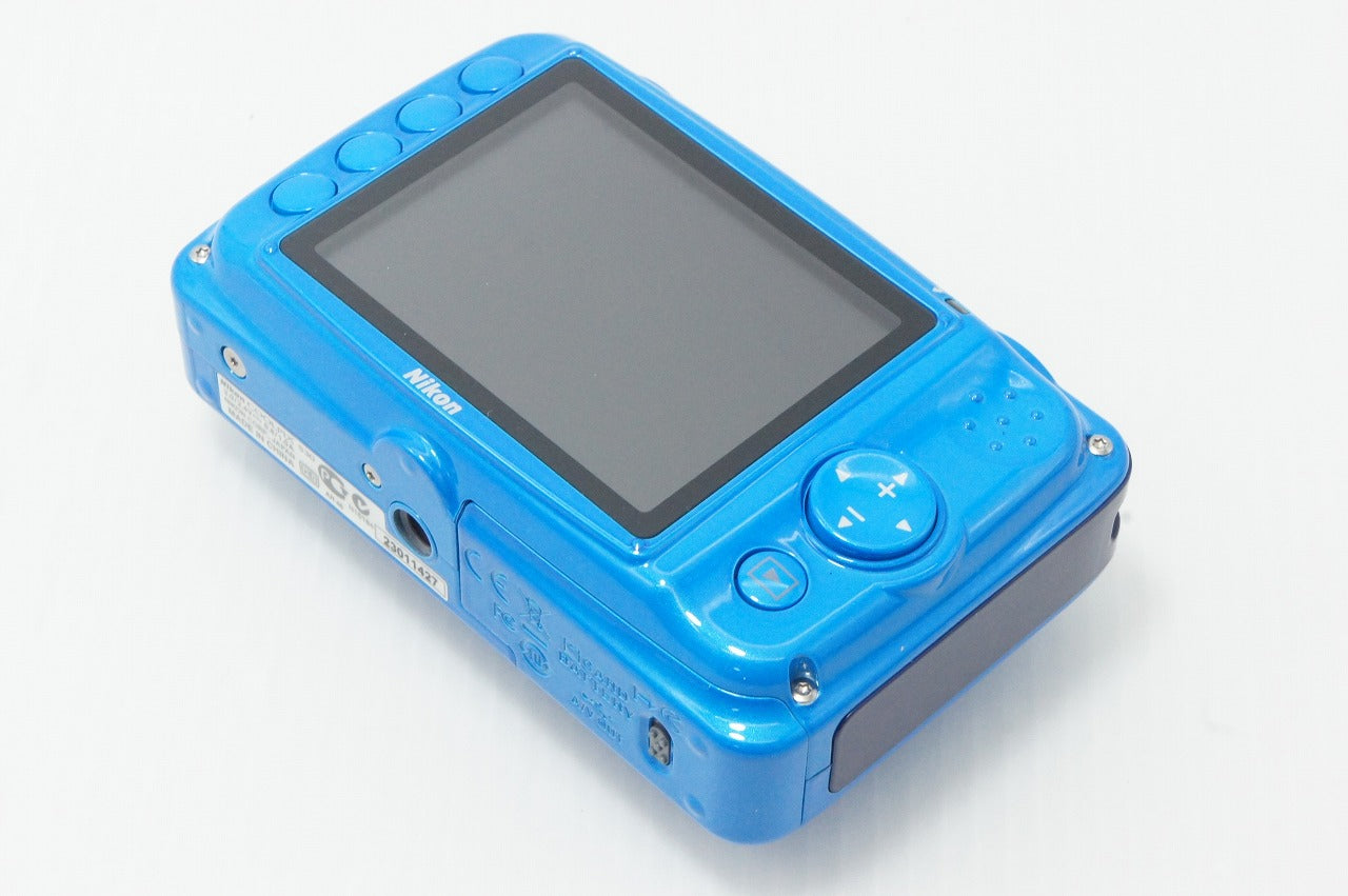美品 Nikon ニコン COOLPIX S30 コンパクトデジタルカメラ ブルー 元箱付 260610a
