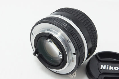美品 Nikon ニコン Ai-S Nikkor 50mm F1.4 MF 単焦点レンズ 元箱付 260610an