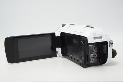 美品 Panasonic パナソニック HC-V750M-W デジタルビデオカメラ ホワイト ケース付 260413v