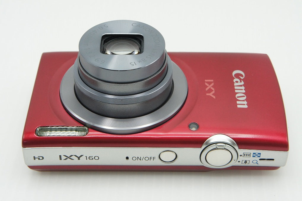 美品 Canon キヤノン IXY 160 コンパクトデジタルカメラ レッド 元箱付 260306a