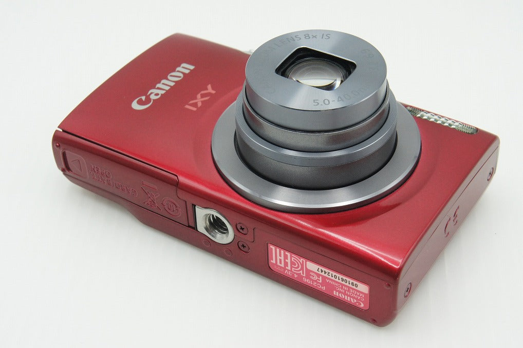 美品 Canon キヤノン IXY 160 コンパクトデジタルカメラ レッド 元箱付 260306a