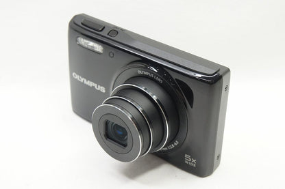 美品 OLYMPUS オリンパス STYLUS VG-180 コンパクトデジタルカメラ ブラック 250628l