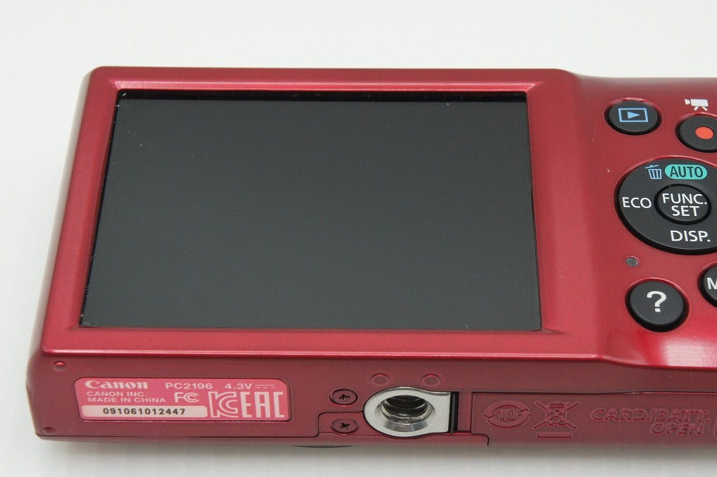 美品 Canon キヤノン IXY 160 コンパクトデジタルカメラ レッド 元箱付 260306a