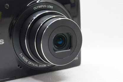 美品 OLYMPUS オリンパス STYLUS VG-180 コンパクトデジタルカメラ ブラック 250628l