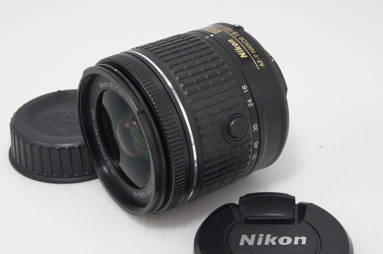 美品 Nikon ニコン AF-P DX NIKKOR 18-55mm F3.5-5.6G VR APS-C ズームレンズ 260413k