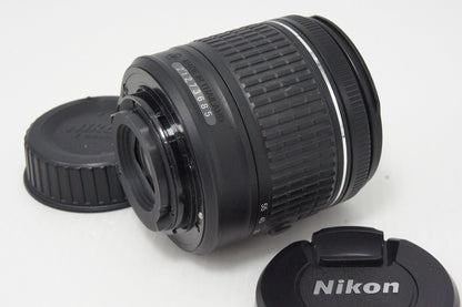 美品 Nikon ニコン AF-P DX NIKKOR 18-55mm F3.5-5.6G VR APS-C ズームレンズ 260413k