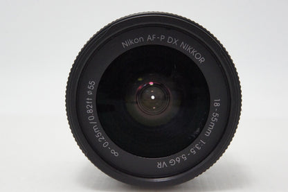 美品 Nikon ニコン AF-P DX NIKKOR 18-55mm F3.5-5.6G VR APS-C ズームレンズ 260413k