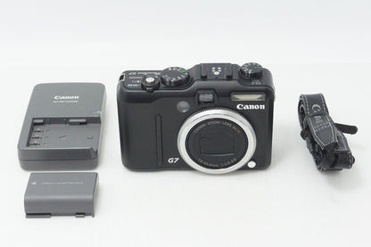 Canon PowerShot G7 Compact Digital Camera Black 260611a - Good Condition