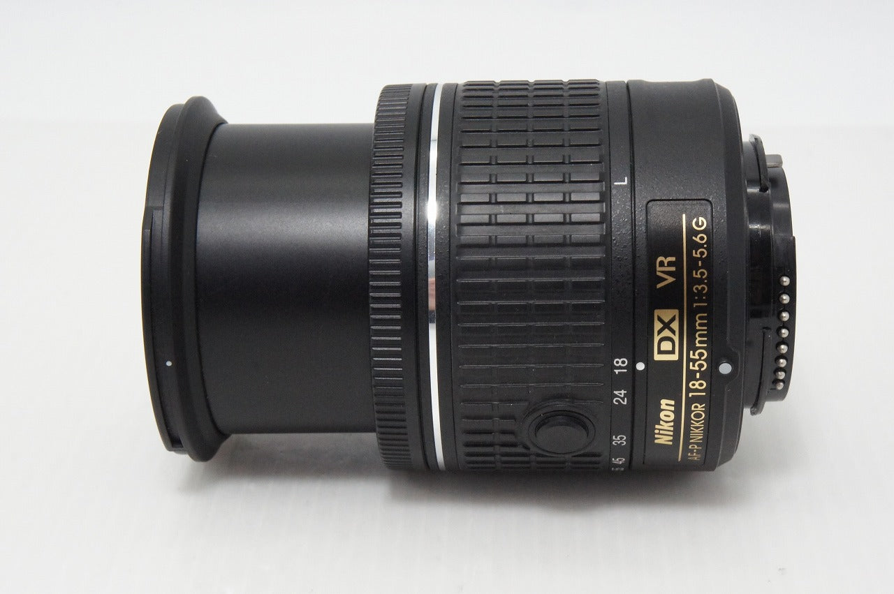 美品 Nikon ニコン AF-P DX NIKKOR 18-55mm F3.5-5.6G VR APS-C ズームレンズ 260413k