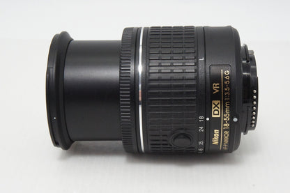 美品 Nikon ニコン AF-P DX NIKKOR 18-55mm F3.5-5.6G VR APS-C ズームレンズ 260413k