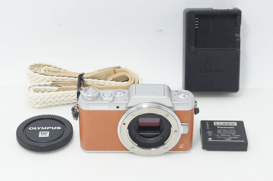 Panasonic パナソニック LUMIX DMC-GF7 ボディ ミラーレス一眼カメラ ブラウン 261007c
