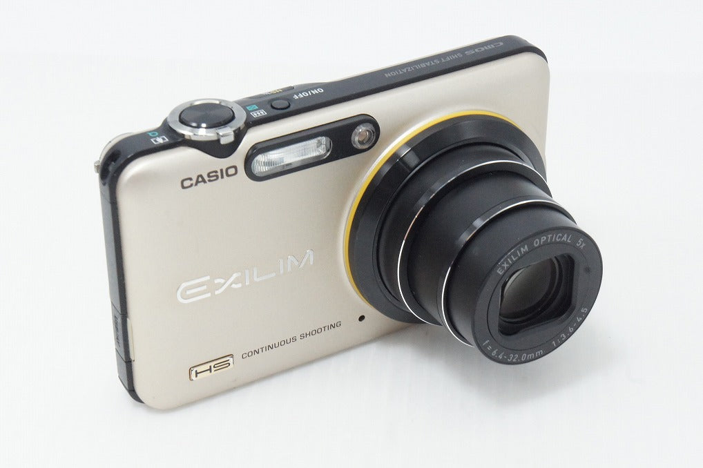 美品 CASIO カシオ HIGH SPEED EXILIM EX-FC150 コンパクトデジタルカメラ ゴールド 260611g