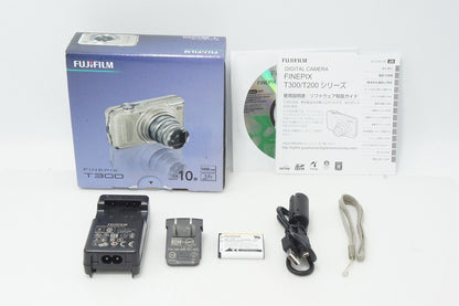 良品 FUJIFILM フジフィルム FinePix T300 コンパクトデジタルカメラ シャンパンゴールド 元箱付 260611o