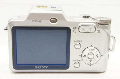 良品 SONY ソニー Cyber-shot DSC-H3 コンパクトデジタルカメラ シルバー 250628c