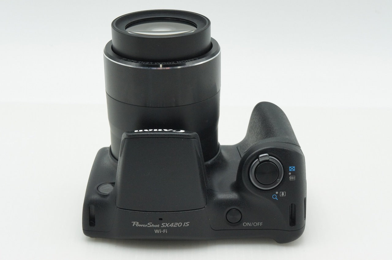美品 Canon キヤノン PowerShot SX420 IS コンパクトデジタルカメラ ブラック 260305i