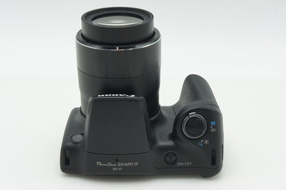 美品 Canon キヤノン PowerShot SX420 IS コンパクトデジタルカメラ ブラック 260305i