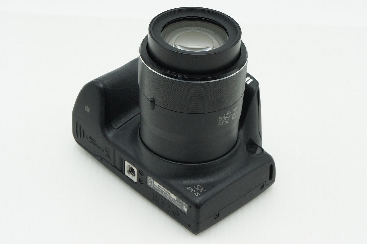 美品 Canon キヤノン PowerShot SX420 IS コンパクトデジタルカメラ ブラック 260305i