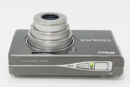 Nikon ニコン COOLPIX S510 コンパクトデジタルカメラ アーバンブラック 260409c