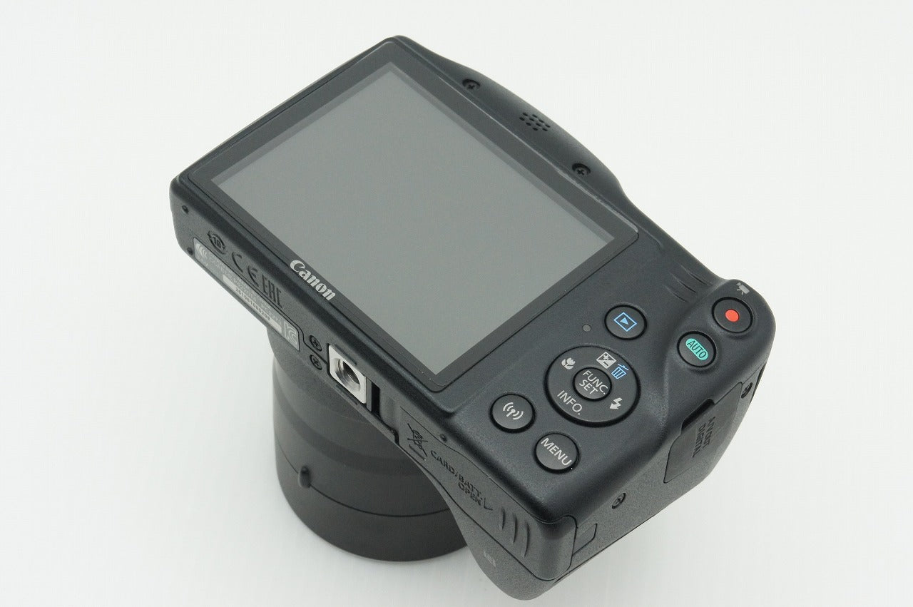 美品 Canon キヤノン PowerShot SX420 IS コンパクトデジタルカメラ ブラック 260305i