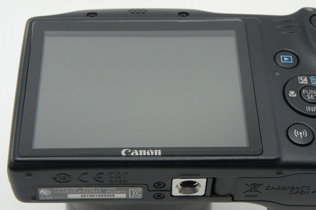 美品 Canon キヤノン PowerShot SX420 IS コンパクトデジタルカメラ ブラック 260305i
