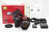 美品 Nikon ニコン COOLPIX B700 デジタルカメラ レッド 元箱付 240923w