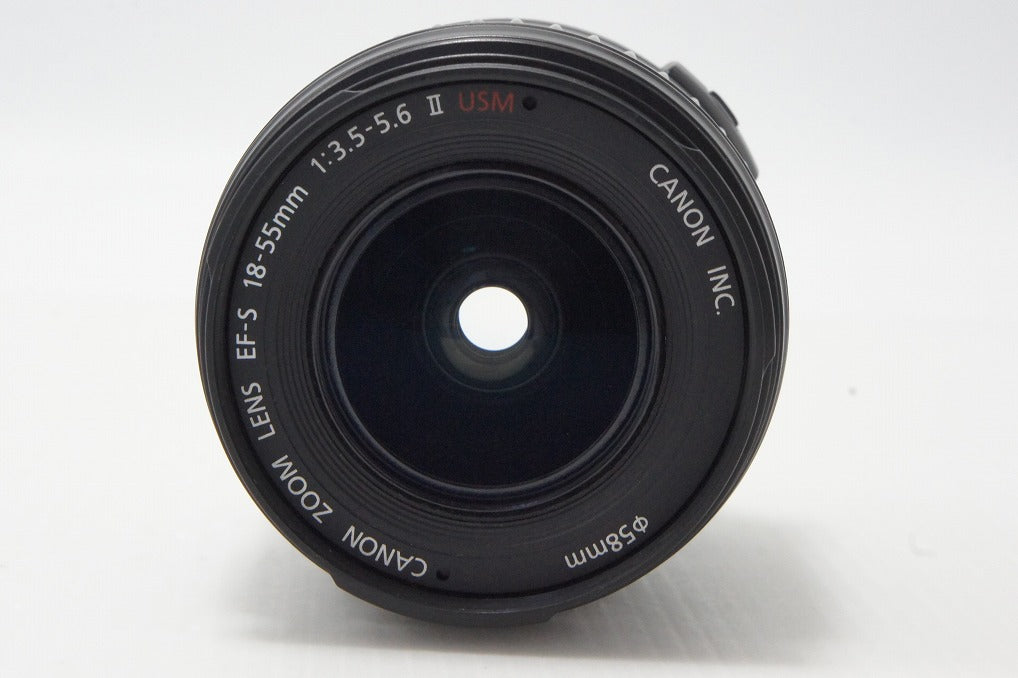 良品 Canon キヤノン EF-S 18-55mm F3.5-5.6 II USM APS-C ズームレンズ 260611p