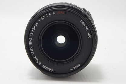 良品 Canon キヤノン EF-S 18-55mm F3.5-5.6 II USM APS-C ズームレンズ 260611p